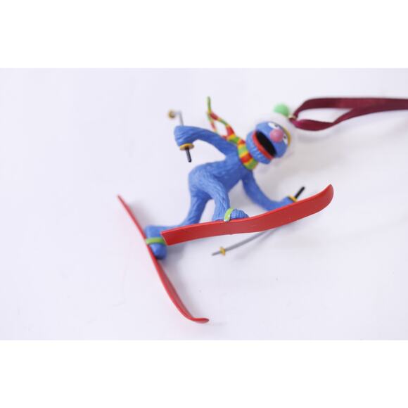 Sesame Street, Grover, Skiing, Ornament, Christmas, Vintage, ~ 251013-WH 1371 - Picture 1 of 3